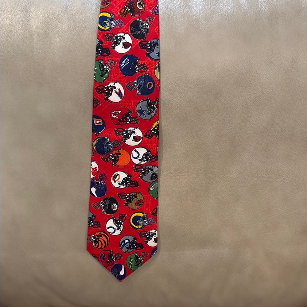 NFL Red and Blue Team Spirit Tie